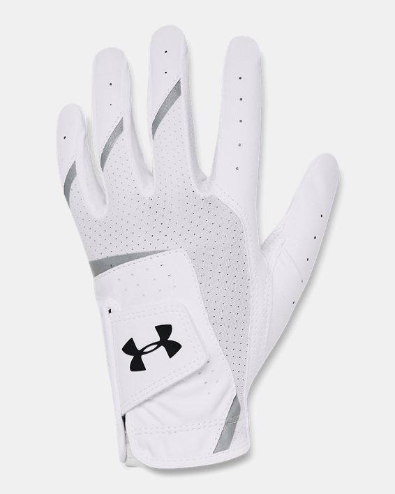 Boys' UA Iso-Chill Golf Glove, White, pdpMainDesktop image number 0